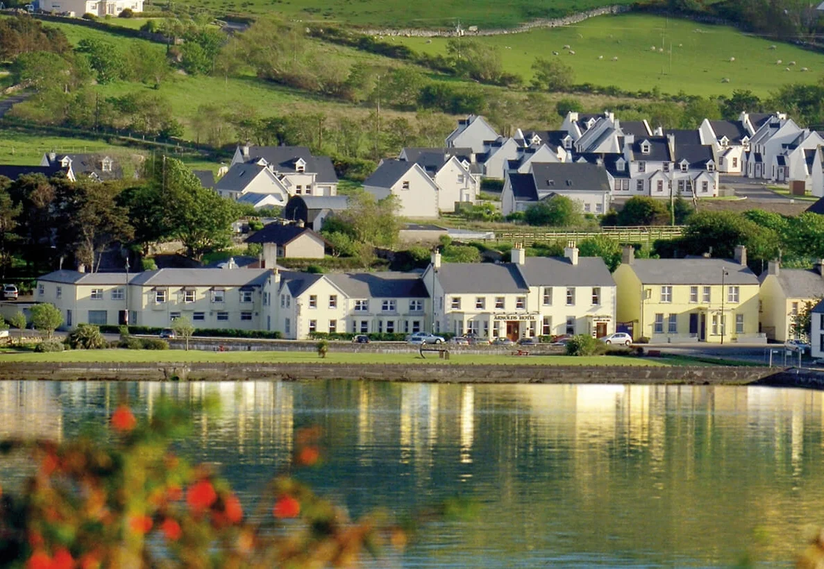 Arnold's Hotel over the water.